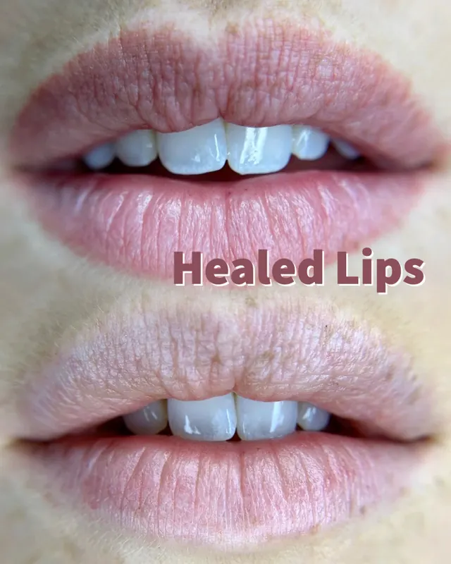 Lip blush permanent makeup result by SMP INK Seattle