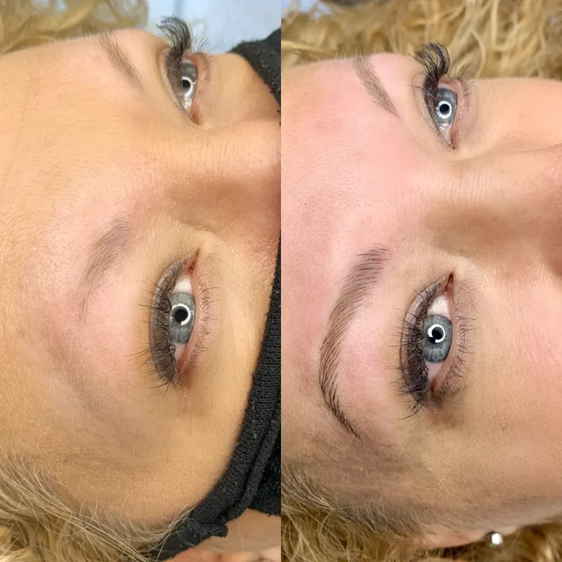Scalp micropigmentation and permanent makeup client result from the SMP INK Seattle gallery