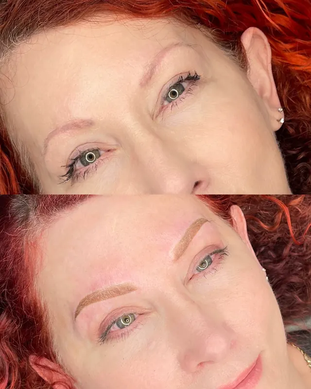 Scalp micropigmentation and permanent makeup client result from the SMP INK Seattle gallery