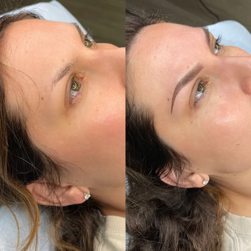 Scalp micropigmentation and permanent makeup client result from the SMP INK Seattle gallery