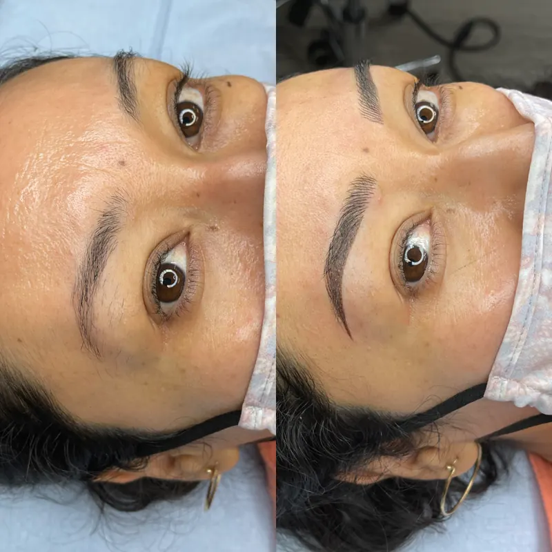 Scalp micropigmentation and permanent makeup client result from the SMP INK Seattle gallery