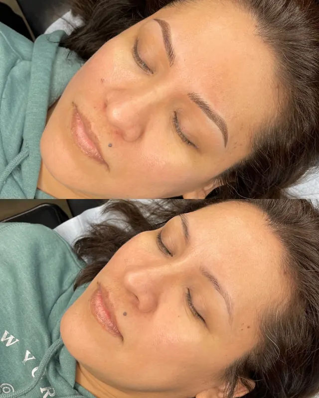 Scalp micropigmentation and permanent makeup client result from the SMP INK Seattle gallery