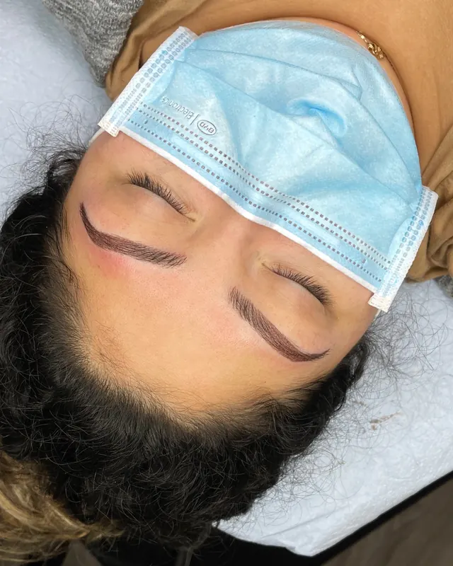 Scalp micropigmentation and permanent makeup client result from the SMP INK Seattle gallery