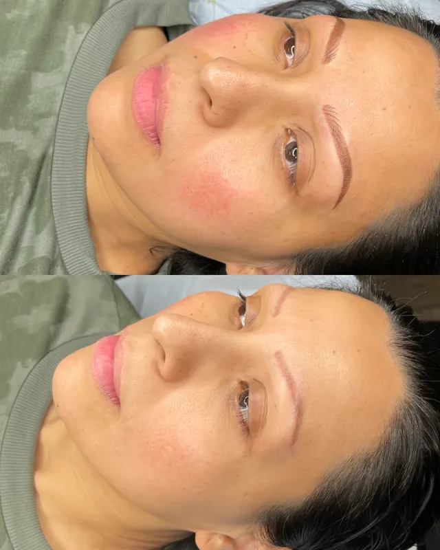 Scalp micropigmentation and permanent makeup client result from the SMP INK Seattle gallery