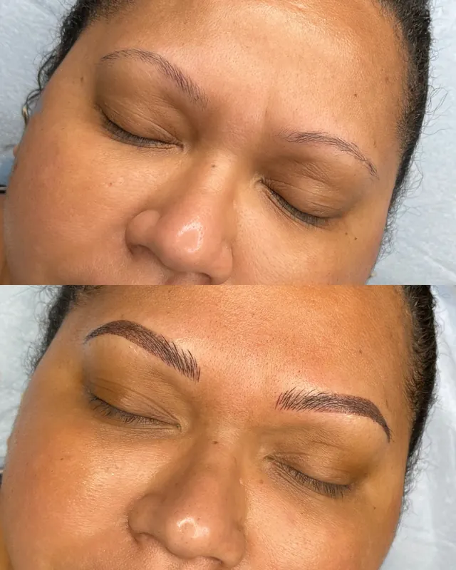 Scalp micropigmentation and permanent makeup client result from the SMP INK Seattle gallery